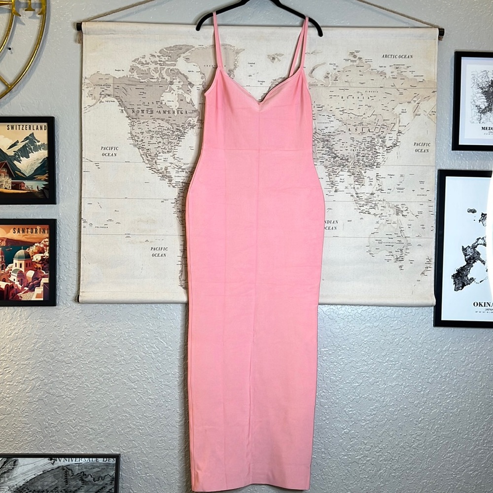RARE House of CB ‘Fifi’ Fairy Pink Bandage Maxi Dress NWOT - Picture 8 of 14